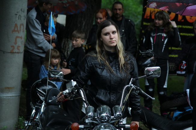 В Усть-Каменогорске прошло байк-шоу «Moto-Lady»