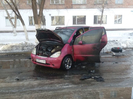 В Усть-Каменогорске на проезжей части сгорела иномарка