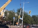 На площади Ушанова в Усть-Каменогорске переносят светофор