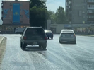 Власти Усть-Каменогорска прокомментировали разлитие битума на проезжей части