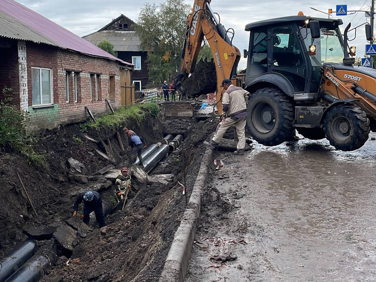 В Риддере при работах на теплосетях повредили дом | YK-news.kz