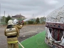 В ВКО пожарные тушили юрту