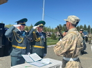 В Зайсанском районе ВКО молодые солдаты приняли присягу