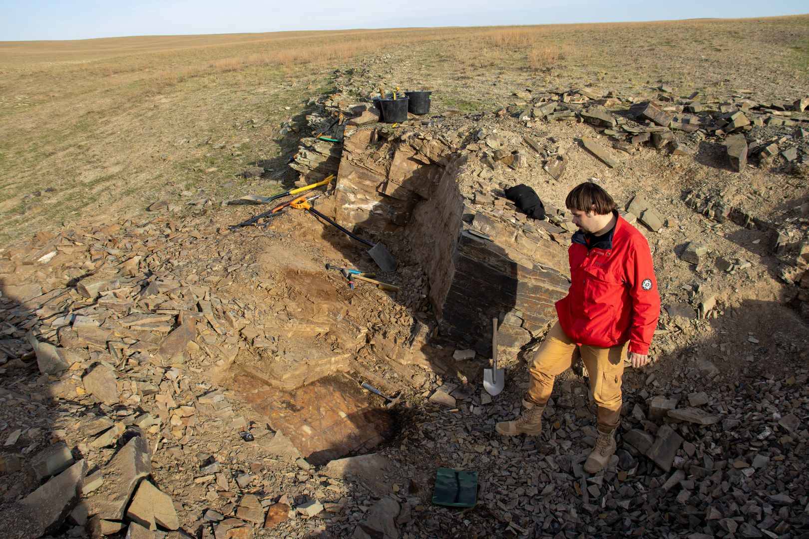 В Казахстане нашли следы жизни старше динозавров