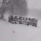 ВКО. В Риддере при подъеме на перевал опрокинулся грузовик