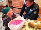 В ВКО участковый инспектор поздравил со 100-летием труженицу тыла