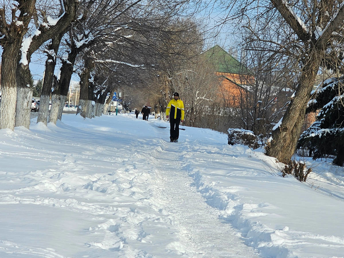 Снег и низовая метель снова ожидаются в Усть-Каменогорске