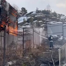 В ВКО произошёл пожар на базе отдыха