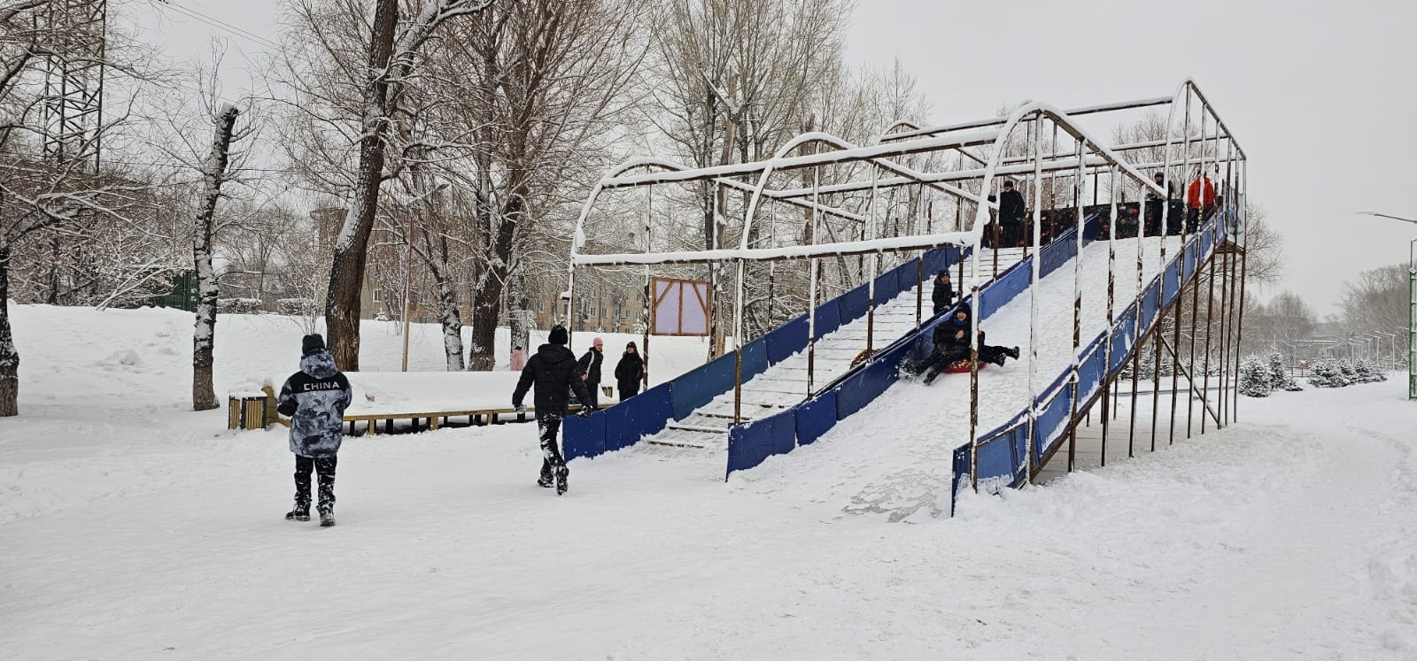 Первая горка появилась в Усть-Каменогорске