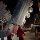 В ВКО большегруз «слетел» с Бухтарминской трассы