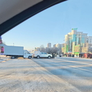 В Усть-Каменогорске в районе площади образовались огромные пробки