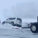 Сразу три авто оказались за пределами проезжей части на трассе Усть-Каменогорск – Семей