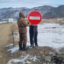 В ВКО установили знаки, запрещающие выезд на замерзшие Сибинские озёра