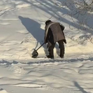 В Усть-Каменогорске пенсионер, чистивший тропинки во дворе, стал героем соцсетей