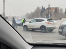 В Усть-Каменогорске полицейский автомобиль стал невольным участником ДТП