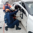 Серьёзное ДТП в Усть-Каменогорске: потребовалась помощь спасателей