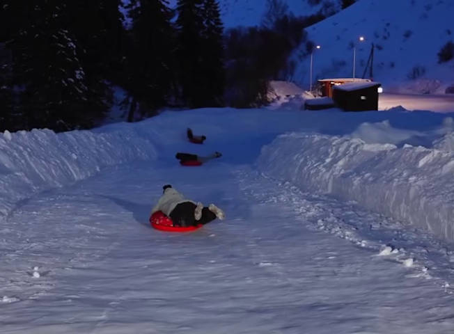 ВКО. В Горной Ульбинке появилась тюбинговая трасса