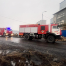 В ВКО тушили пожар на территории птицефабрики 