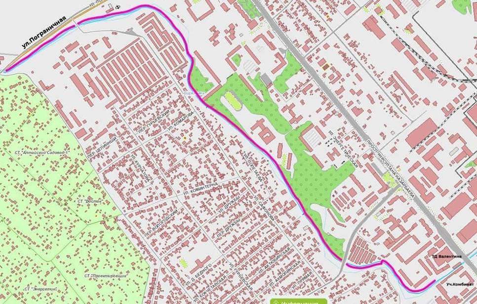 В Усть-Каменогорске обустроят тротуар вдоль Бражьего ручья