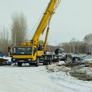 В Усть-Каменогорске ведется возведение опор новой дорожной развязки