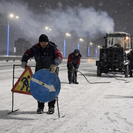 В Усть-Каменогорске снова проводили работы на Иртышском мосту  