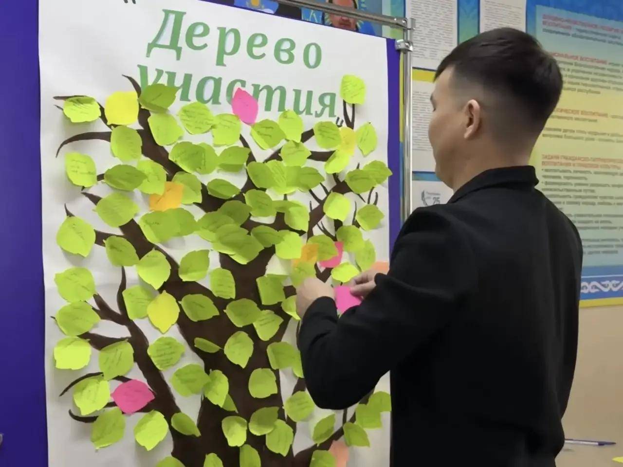 На избирательном участке в Алтае избирателям предлагают оставить пожелание Казахстану