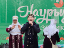 В Усть-Каменогорске на Арбате прошел небольшой концерт в честь Наурыза