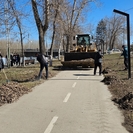 Огромное количество мусора собрали на набережной Усть-Каменогорск