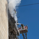 В Усть-Каменогорске произошел пожар в девятиэтажке