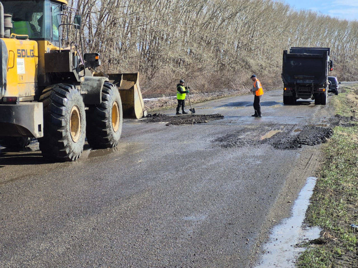 В ВКО продолжается ремонт трассы Усть-Каменогорск – Шемонаиха – граница РФ