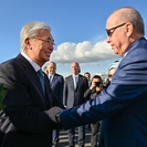 Касым-Жомарт Токаев встретил президента Турции Реджепа Тайипа Эрдогана, прибывшего в Казахстан с государственным визитом