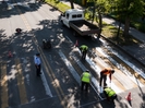 В ВКО обновляют дорожную разметку возле школ 