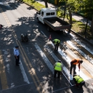 В ВКО обновляют дорожную разметку возле школ