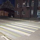 В Усть-Каменогорске действуют несколько проекционных пешеходных переходов