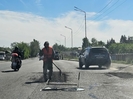 В Усть-Каменогорске приступили к ремонту на Понтонном мосту