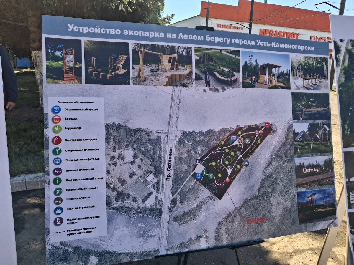 Усть-Каменогорск. Какие объекты построят в новом экопарке?