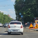 На проспекте Назарбаева в Усть-Каменогорске проводят средний ремонт