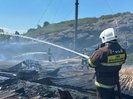 В ВКО произошел пожар на предприятии
