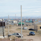 В Усть-Каменогорске меняют опоры уличного освещения 