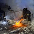 В Усть-Каменогорске с начала года произошло несколько автопожаров 