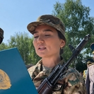 Девушка-айтыскер стала военнослужащей в Усть-Каменогорске