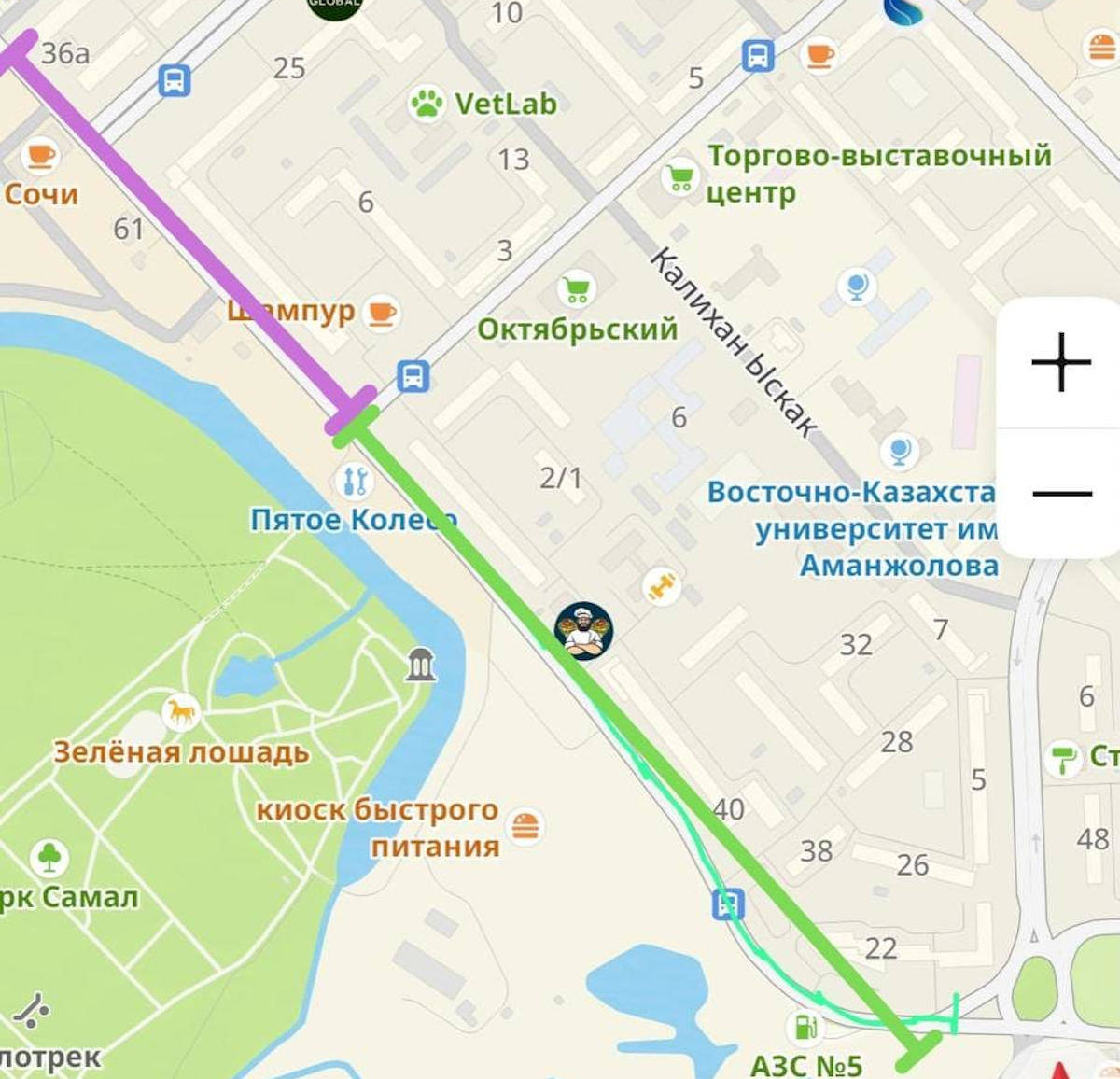 В Усть-Каменогорске ввели временное ограничение движения на улице Карбышева