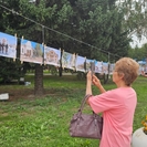 В праздничном Усть-Каменогорске открылась выставка старых фотографий города