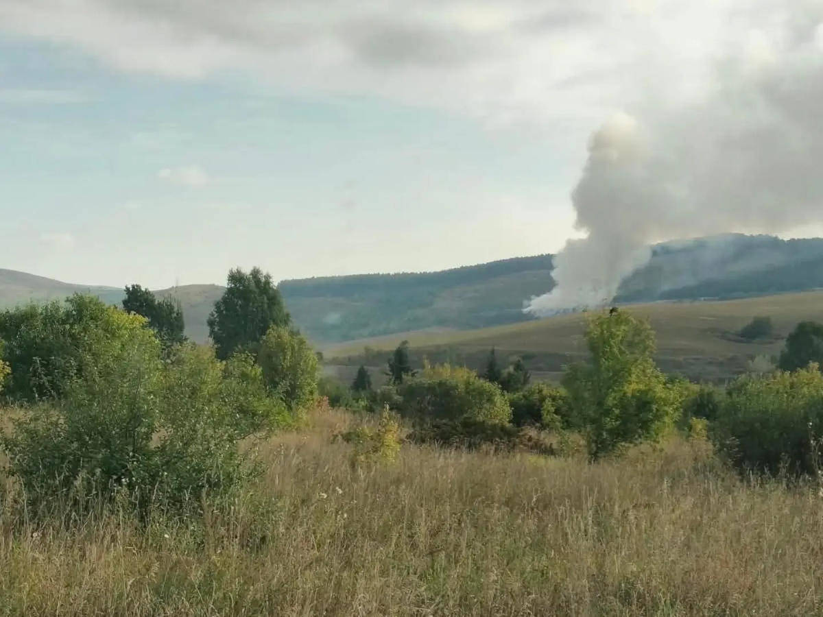 В ВКО произошло самопроизвольное возгорание полигона ТБО
