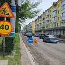 В Усть-Каменогорске начался ремонт разбитого участка проспекта Назарбаева