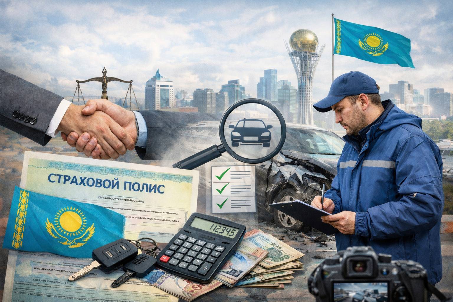 В Казахстане предложили изменить систему автострахования и ввести независимую оценку ущерба