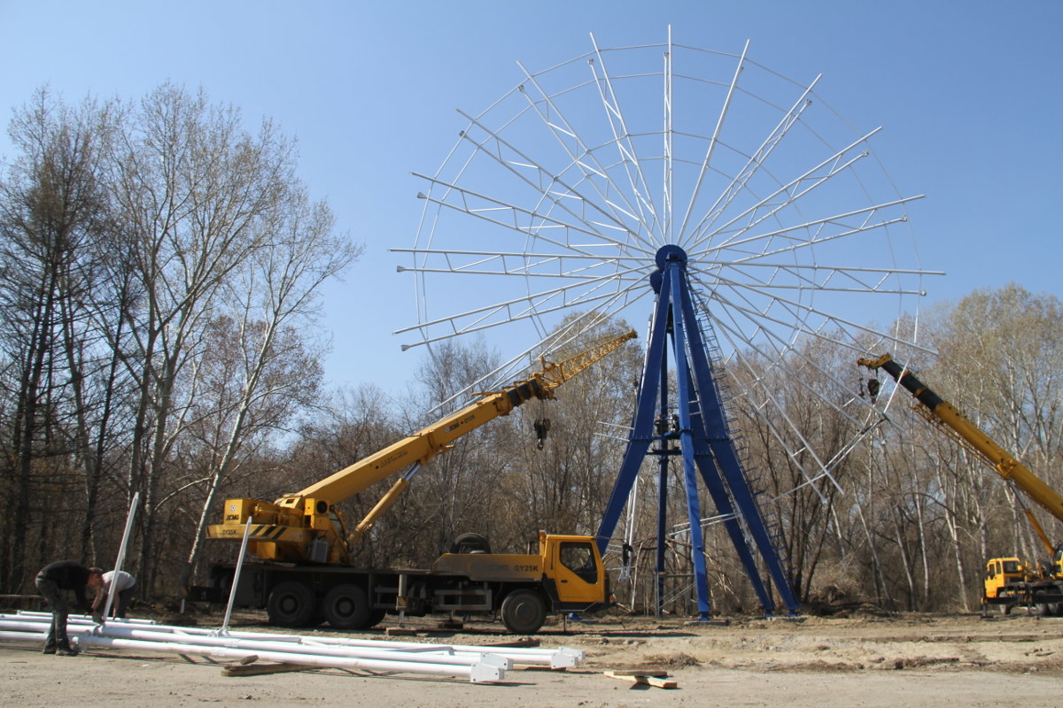 В Усть-Каменогорске в парке 